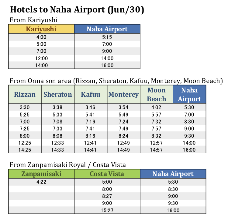 Strings2018 Shuttle Bus Time Table Jun30